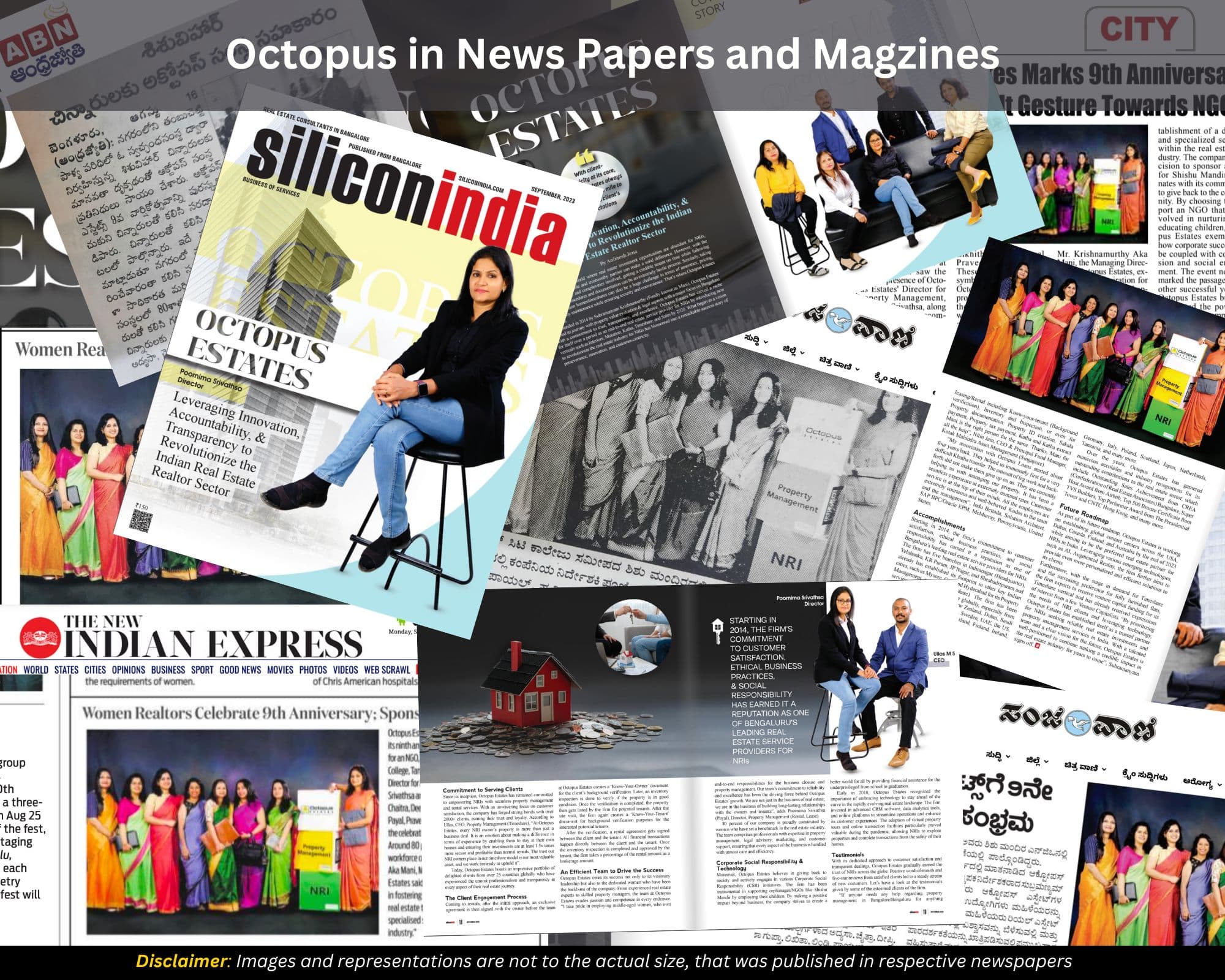 Octopus in News Papers and Magzines
