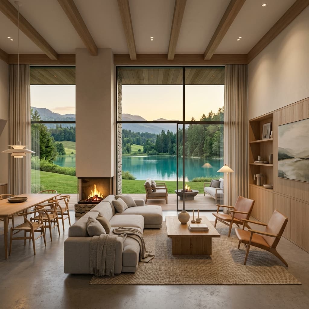 Luxury Lakeside Living Concept