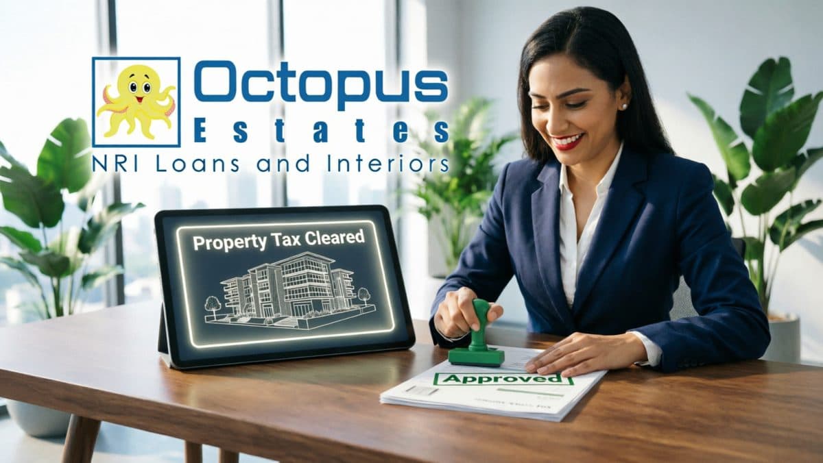 How does Octopus Estates assist remote NRI investors in managing annual property tax payments, municipal SAS compliance to avoid hefty penalties?