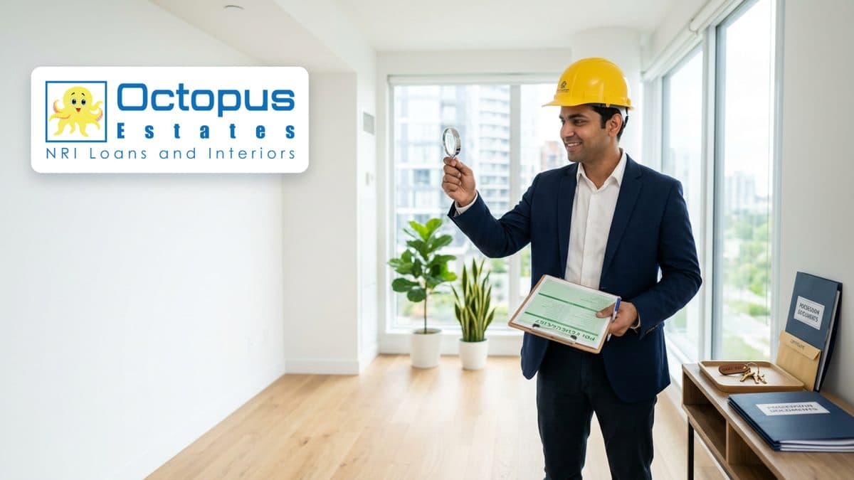 What is a Pre-Delivery Inspection, and how does Octopus Estates ensure developers fix construction defects before an NRI takes possession?