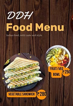 DDH Food Menu